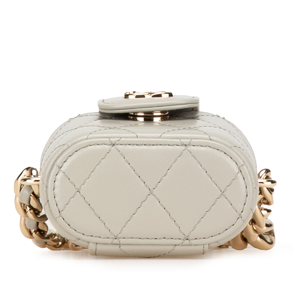 Pre-Loved Chanel Mini Lambskin Elegant Chain Vanity Case - Picture 3 of 11